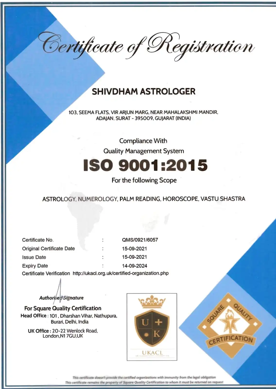 Vedic Astrology Certification