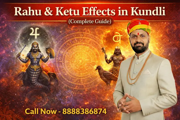 Rahu and Ketu shadow planets influence in horoscope astrology