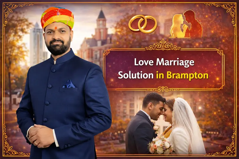 Love marriage solution in Brampton by expert astrologer for successful and happy married life