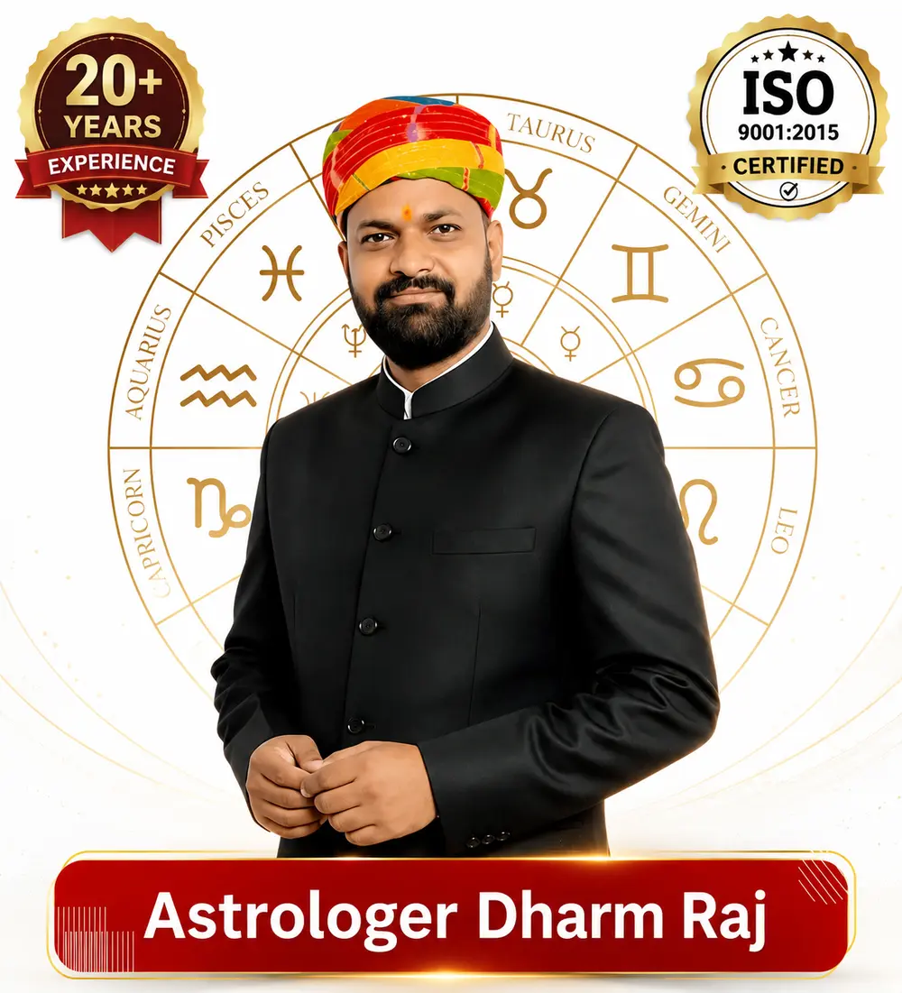 Astrologer Dharm Raj - Best Astrologer in Surat with 20+ Years Experience and ISO 9001:2015 Certified Vedic Astrology Consultation