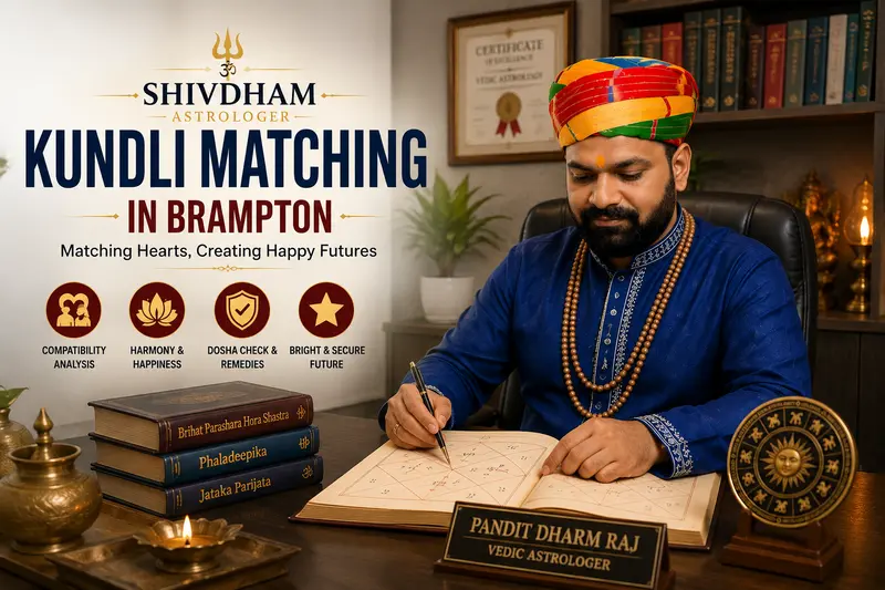 Online Kundli Matching in Brampton for marriage compatibility consultation