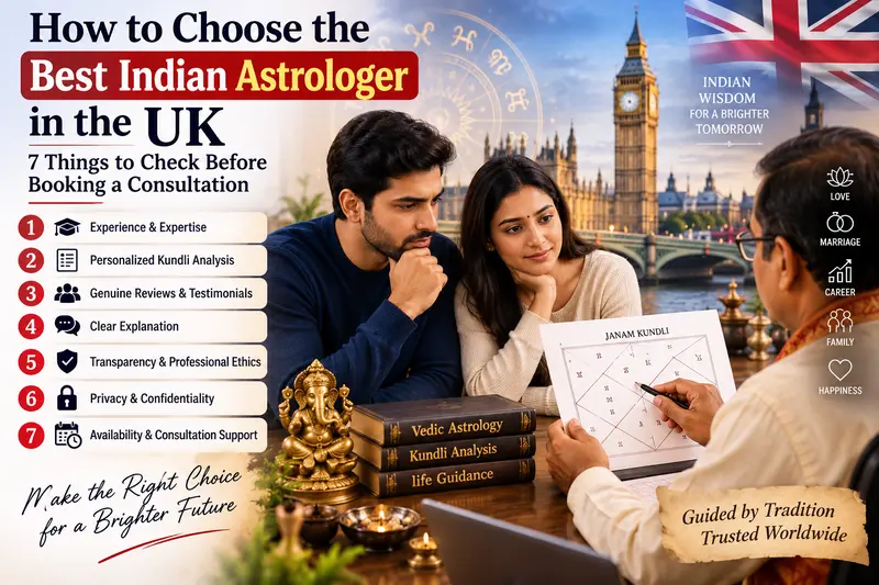 How to Choose the Best Indian Astrologer in the UK – 7 Things to Check Before Booking a Consultation